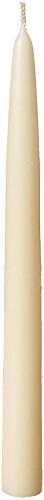 Root Candles 7917 Unscented Smooth Hand-Dipped 9-Inch Taper Candle, 12-Count, Ivory