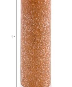 Root Candles Unscented Timberline Pillar Candle , 3 x 9-Inches, Rust