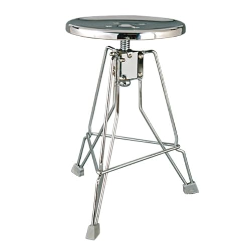 Dulton Stool Clipper 2 Chrome, Stool That Makes You Feel The Possibilities of Wide Applications, Stool, Stool, American Height 17.3-18.9 inches (440-480 mm), Width 15.2 inches (385 mm), Depth 13.8