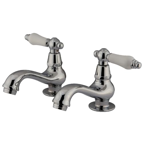 Kingston Brass KS1101PL Heritage Basin Tap Faucet, Polished Chrome