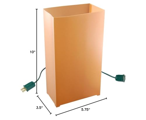 LumaBase Electric Luminaria Kit, Tan - Set of 10