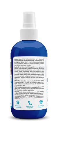 Vetericyn Plus Dog Wound Care Hydrogel Spray | Healing Aid and Wound Protectant, Sprayable Gel to Relieve Dog Itchy Skin, Safe for All Animals. 8 Ounces