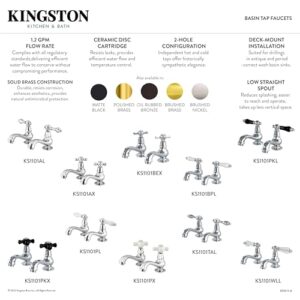 Kingston Brass KS1101PL Heritage Basin Tap Faucet, Polished Chrome