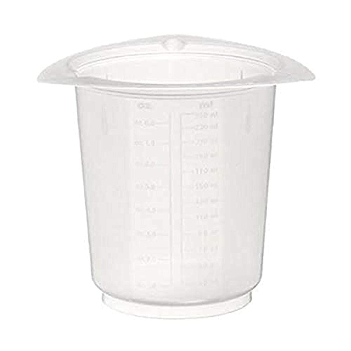 Dyn-A-Med 80094 Polypropylene Tri-Pour Disposable Beaker, 250mL Capacity (Case of 100)