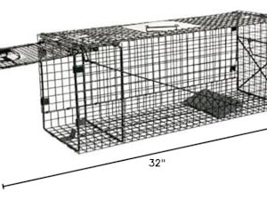 Humane Way 914048 Live Animal Trap, Medium 32"x12"x10"