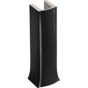 kohler k-2357-7 archer pedestal only, black black