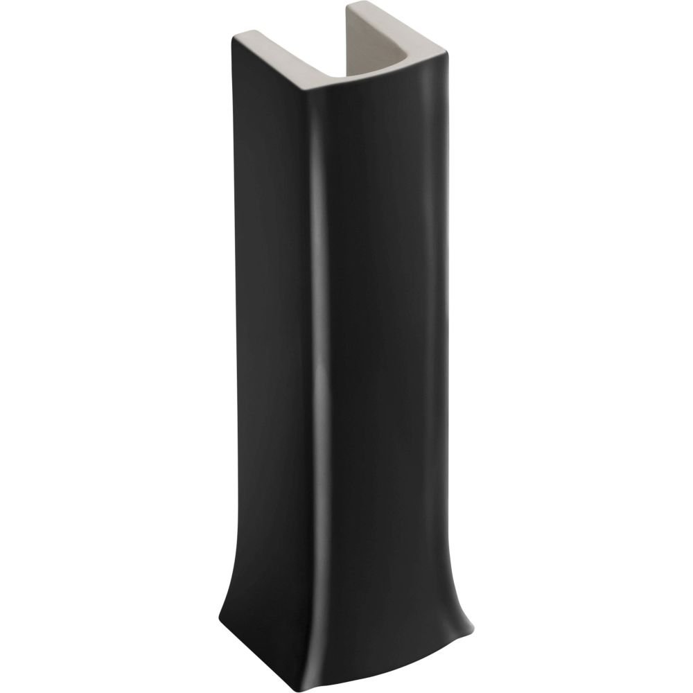 Kohler K-2357-7 Archer Pedestal Only, Black Black