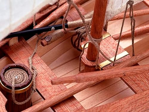 Artesanía Latina – Wooden Ship Model Kit – New England Whaling Ship, Providence – Model 19018, 1:25 Scale – Models to Assemble – Initiation Level