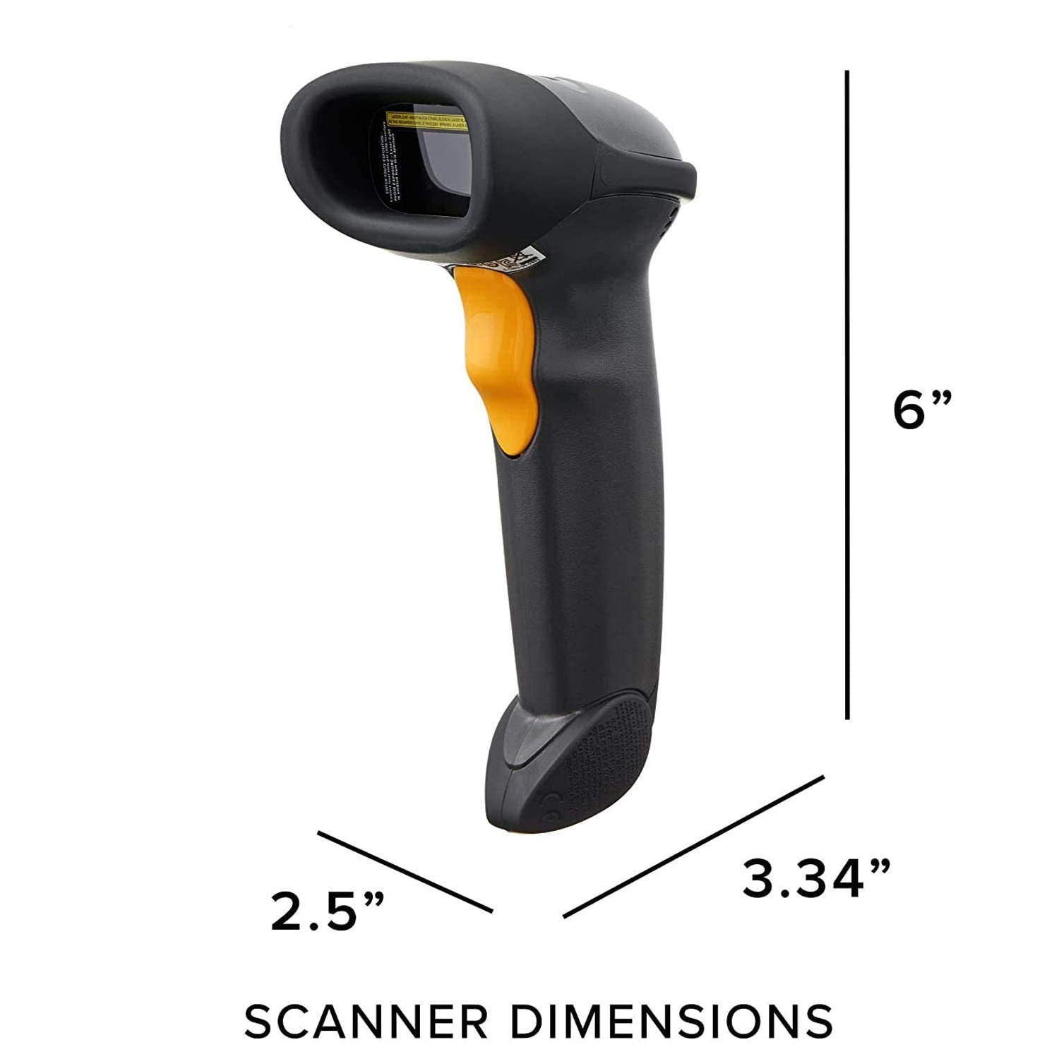 Symbol LS2208 Barcode Scanner With Cable and Stand