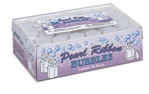 unique pearl ribbon bubble favors-0.6 oz, white, 24 pcs