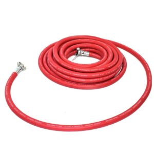 Interstate Pneumatics HJ19-050E Jack Hammer Red Rubber Hose 3/4 Inch x 50 Feet 300 PSI