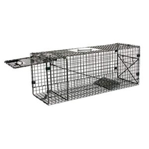 humane way 914048 live animal trap, medium 32"x12"x10"