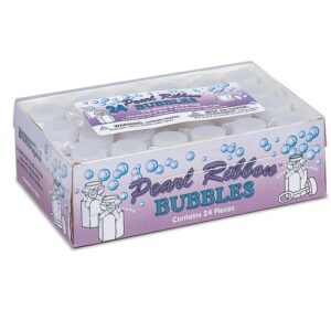 Unique Pearl Ribbon Bubble Favors-0.6 Oz, White, 24 Pcs