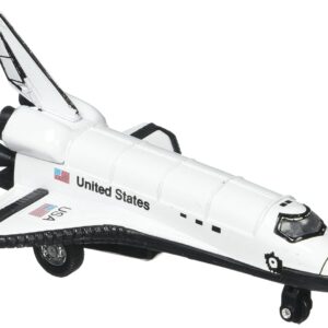 Rhode Island Novelty 5 Inch Diecast Pullback Space Shuttle, One Space Shuttle