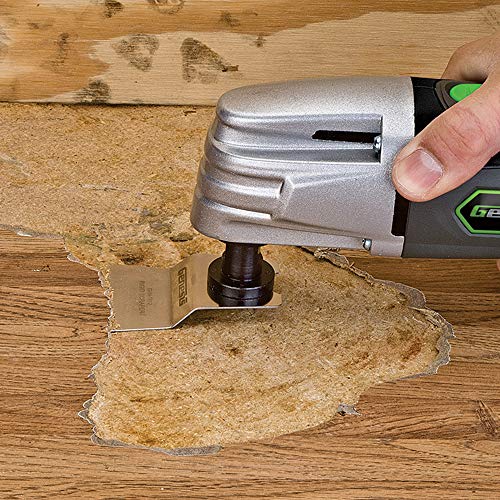 Genesis GMT15A 1.6 Amp Multi-Purpose Oscillating Tool and 19-Piece Universal Hook-And-Loop Accessory Kit with Storage Box