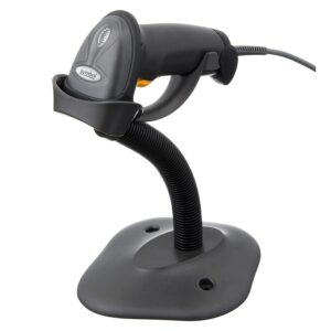 symbol ls2208 barcode scanner with cable and stand