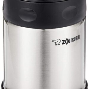 Zojirushi Steel Food Jar, 11.8-Ounce, Black/Stainless