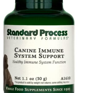 Standard Process Canine Immune System Support - Immune Support Supplement for Dogs - Powder Canine Supplement Aids Overall Health & Wellness - Immunity Support Supplement with Zinc & Kelp - 30 g