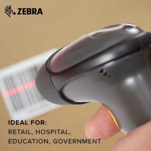 Symbol LS2208 Barcode Scanner With Cable and Stand