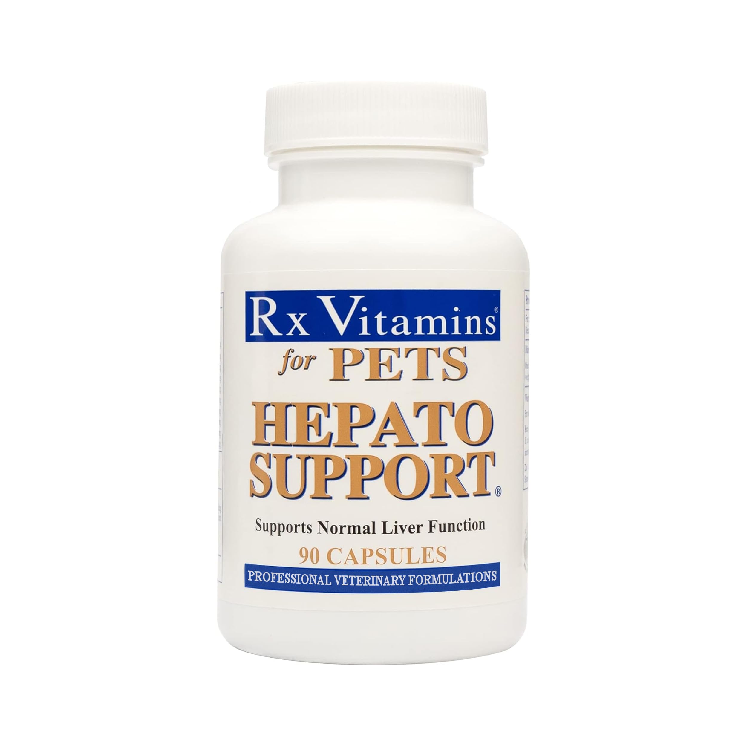 Rx Vitamins Hepato Support for Dogs & Cats - Milk Thistle Supplement for Pets - 100mg Milk Thistle for Healthy Liver Function - Silymarin Capsules for Pets - 90 ct.