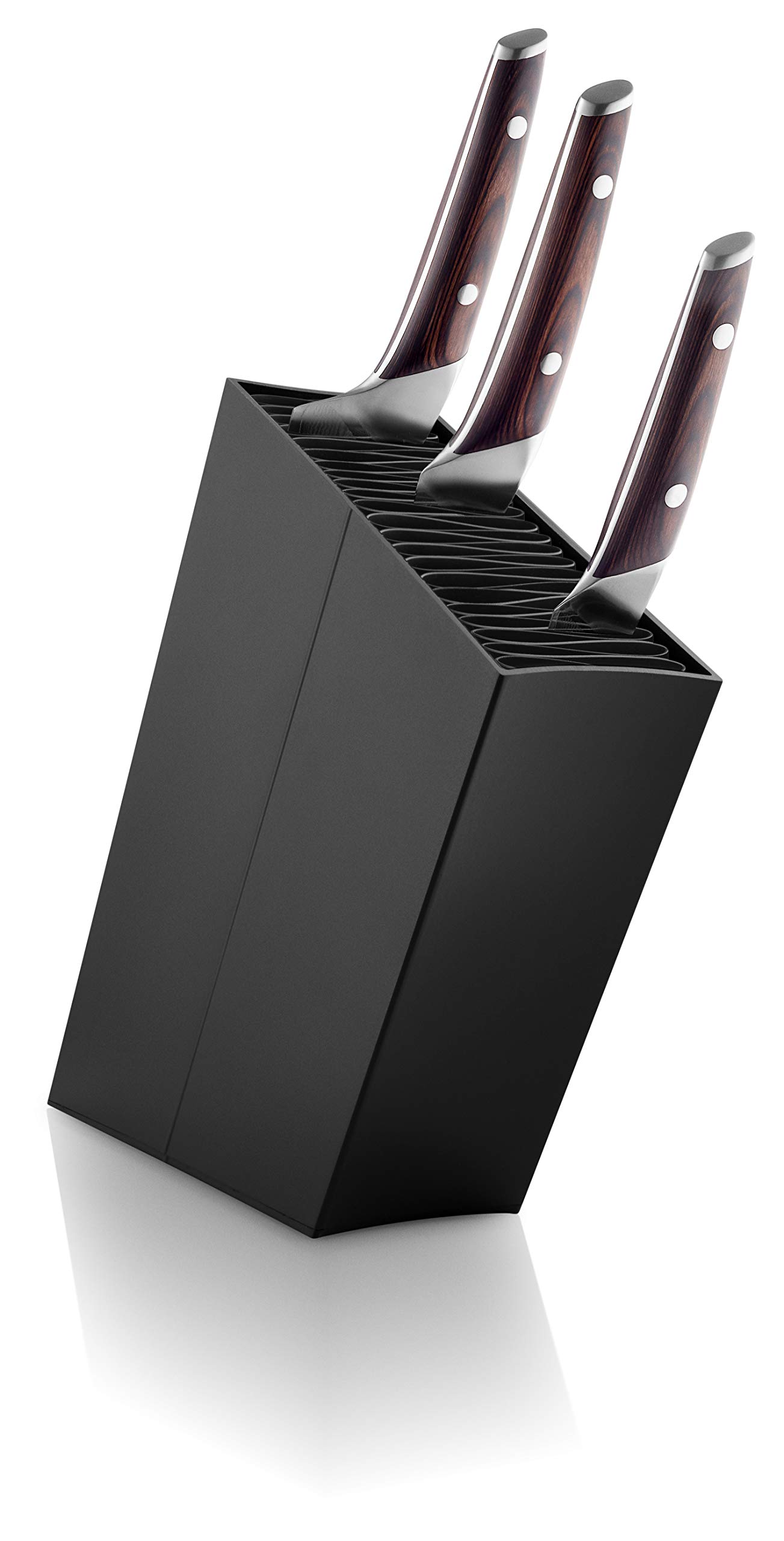 EVA SOLO | Angled Aluminum Knife Stand | Holds up to 20 knives (Sold Separatly) | Easy to Clean | Danish Design, Functionality & Quality | Black