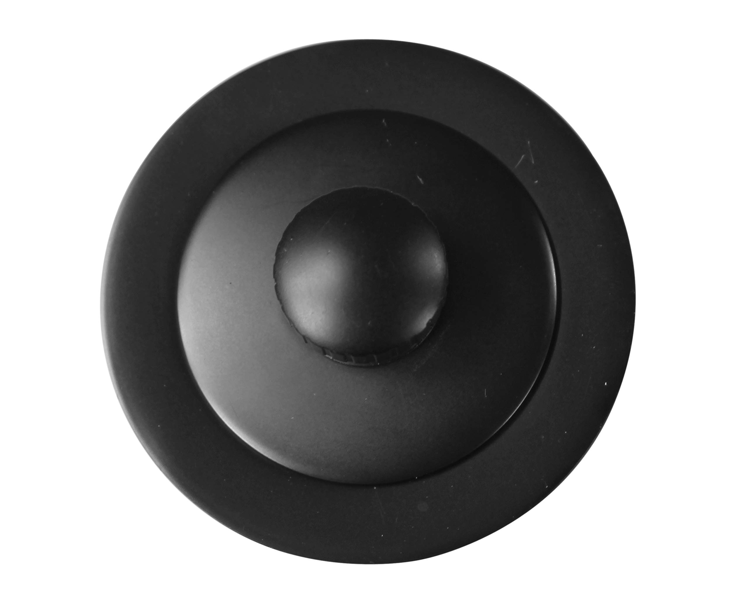 Westbrass 597244-62 White 1-1/2" Tubular Pull & Drain Bath Waste Drain Kit with 2-Hole Overflow Faceplate, Matte Black