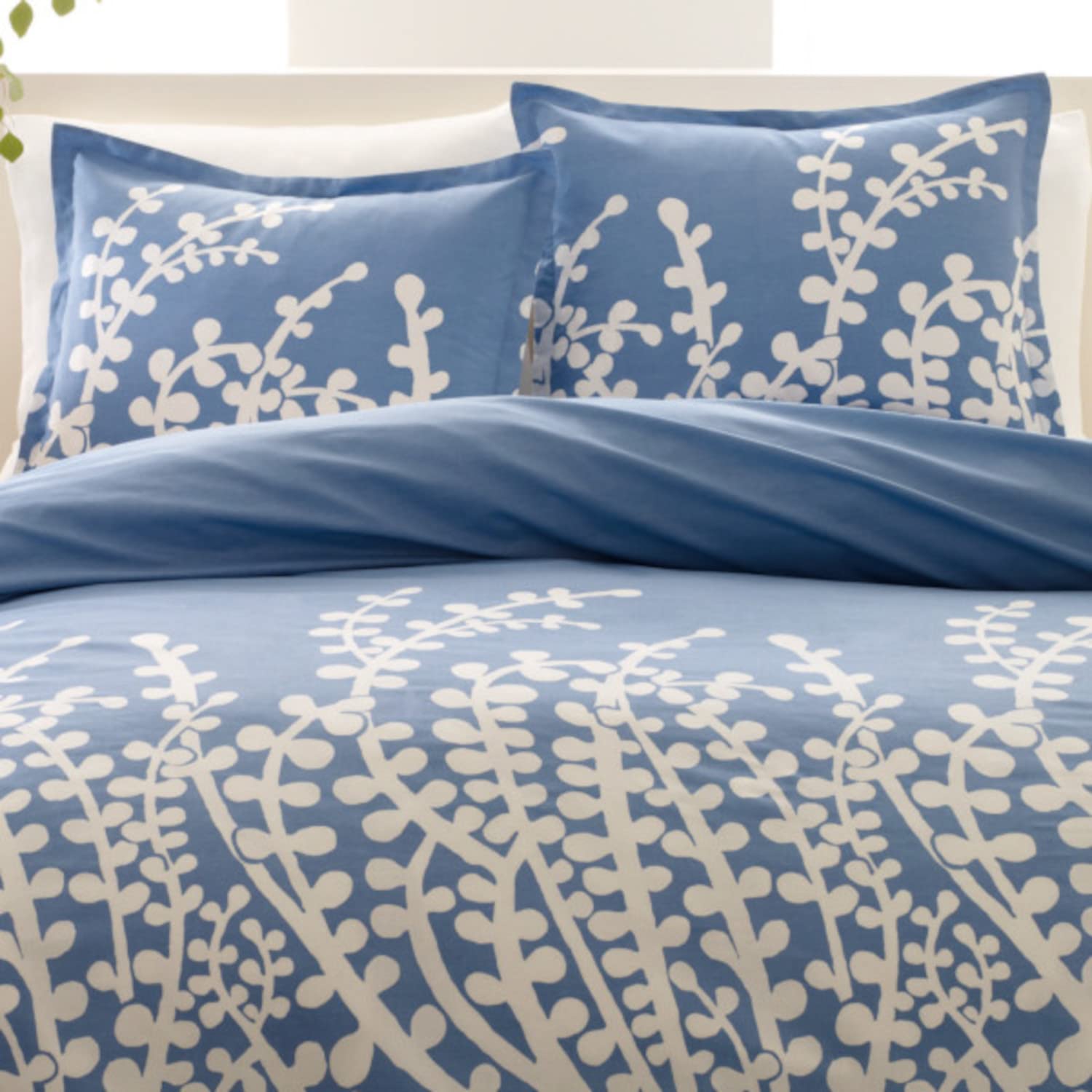 City Scene, Branches Collection, French Blue Duvet Set, King