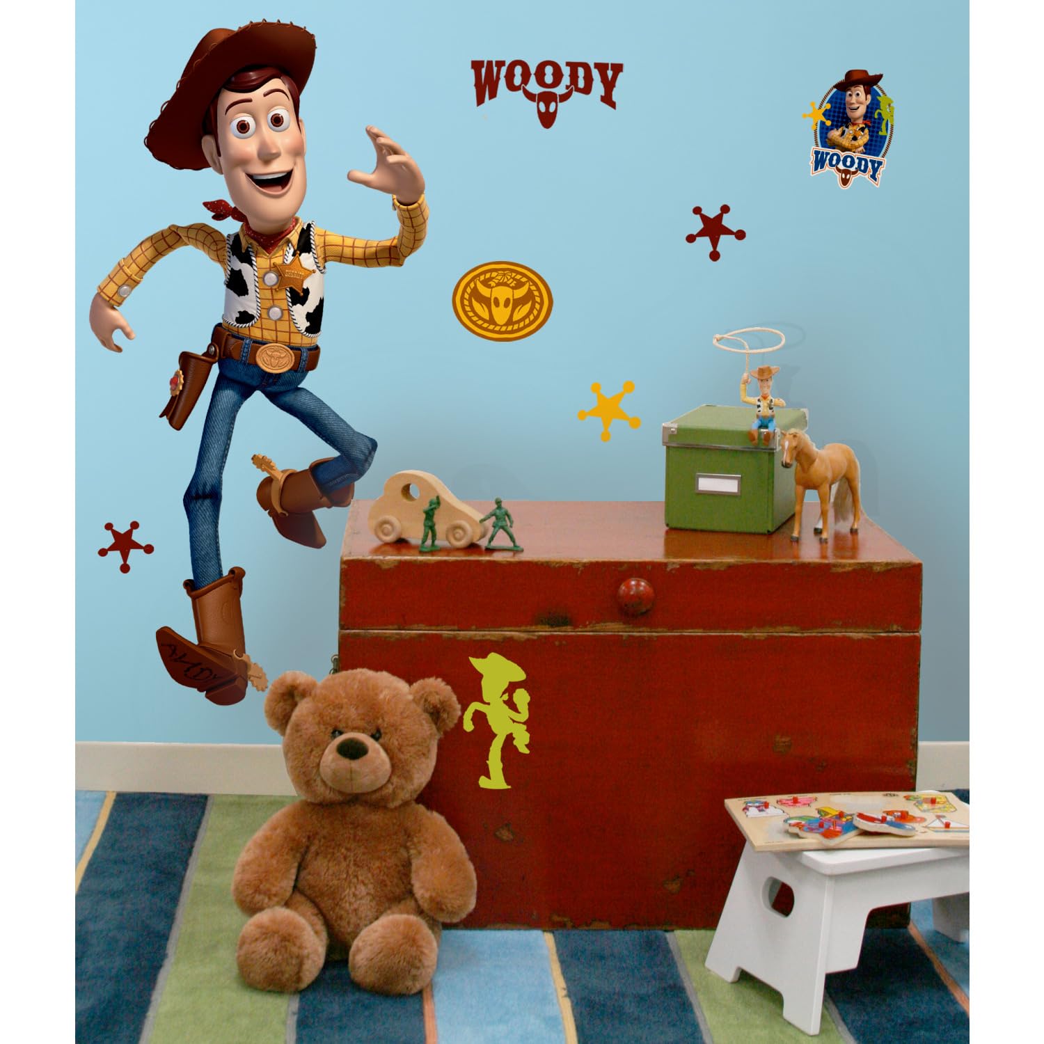 RoomMates Woody RMK1430GM: Toy Story Giant Peel & Stick Wall Decal