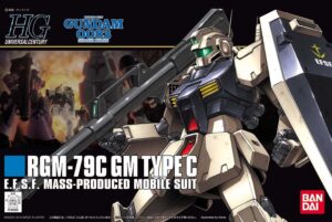 bandai hobby #113 rgm-79c gm type c hguc action figure (1/144 scale)