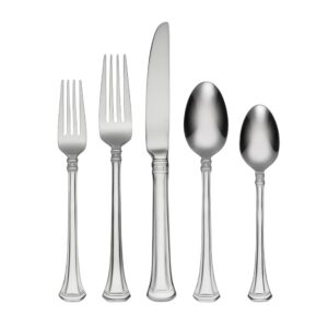 oneida apollonia 45-piece flatware set, service for 8