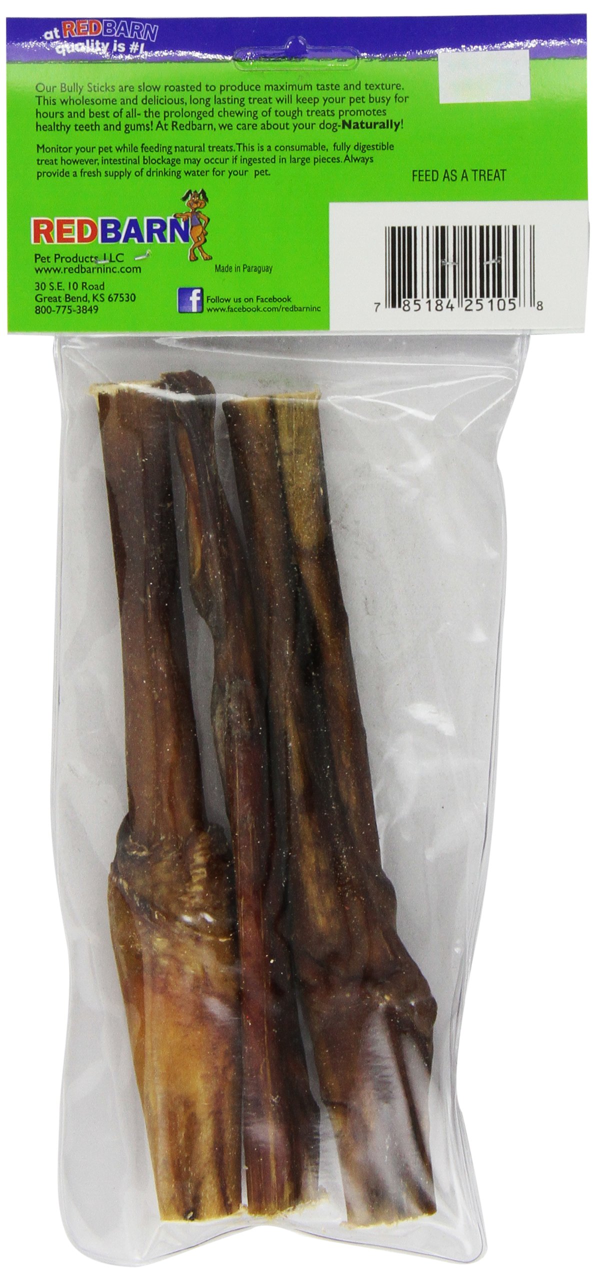 3pk - Redbarn Bully Sticks - 7"