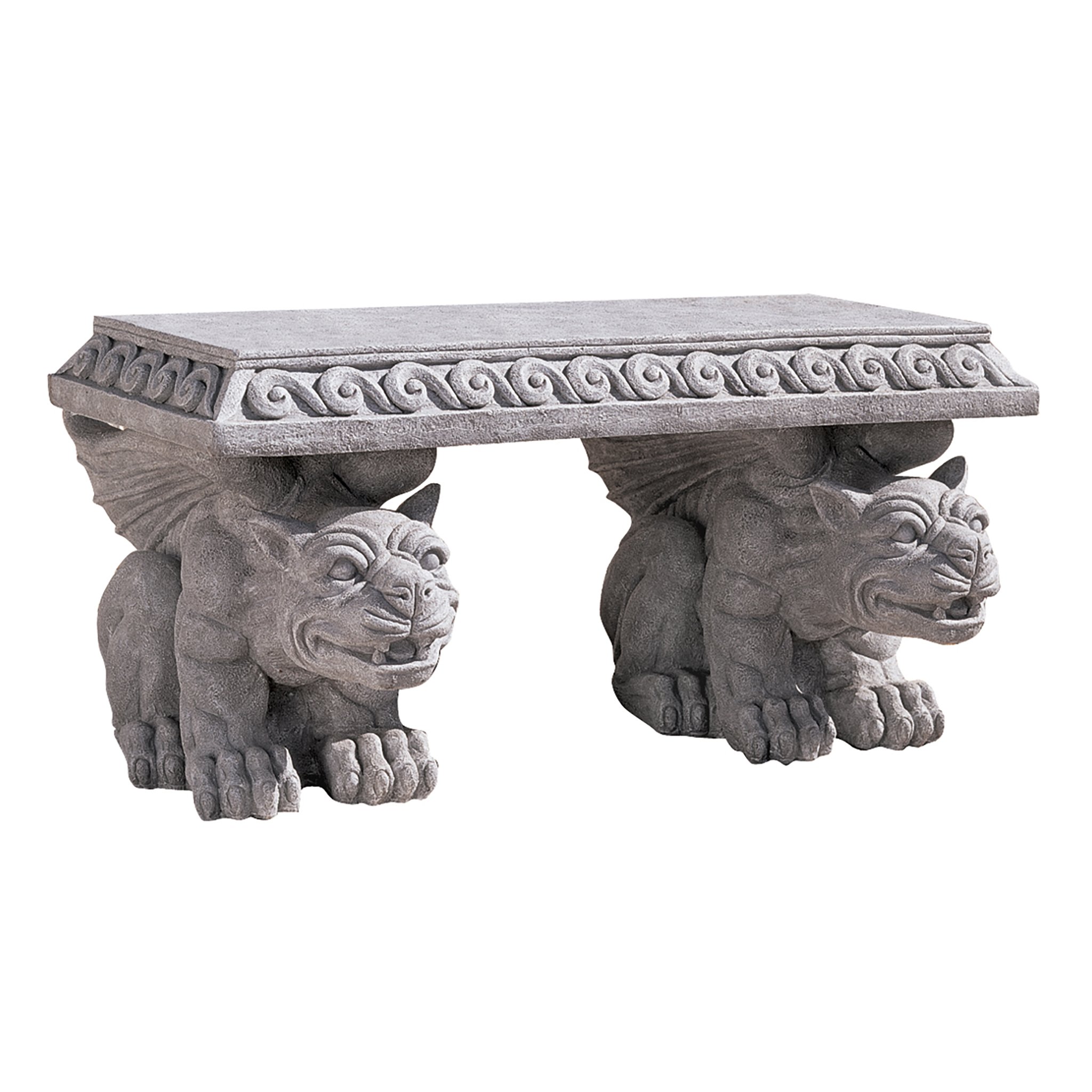 Design Toscano Blair Castle Sculptural Gargoyle Bench