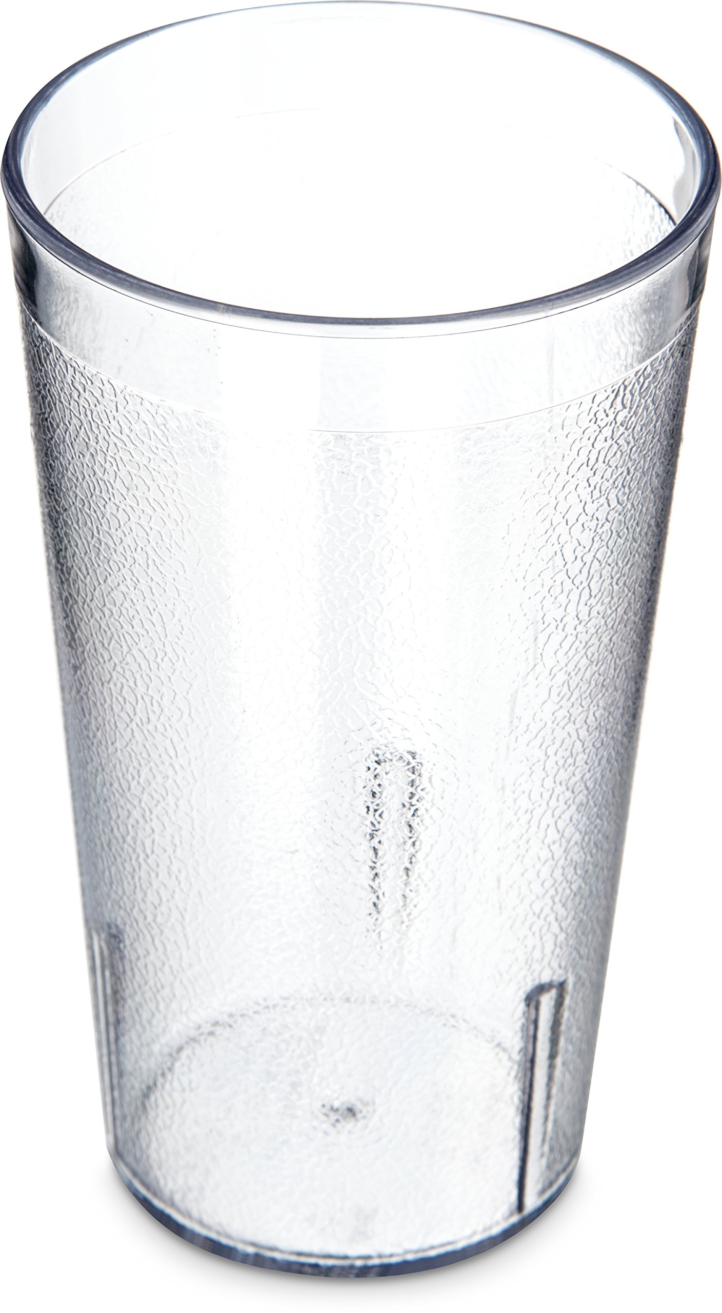 Carlisle FoodService Products 52128107 Stackable ShatterResistant Plastic Tumbler, 12 oz., Clear (Pack of 6)