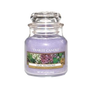 yankee candle lilac blossoms small jar candle 3.7 oz