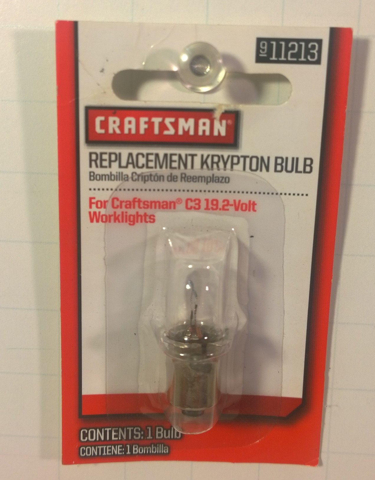 Replacement Krypton Bulb 1 Pk for Craftsman Worklight C3 19.2 volt