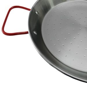 Garcima 11-inch Carbon Steel Paella Pan, 28cm