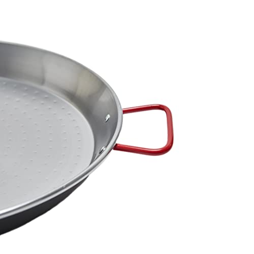 Garcima 11-inch Carbon Steel Paella Pan, 28cm