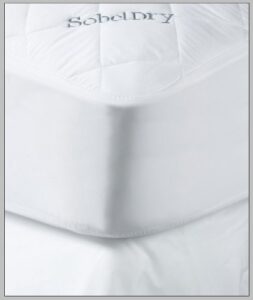 sobel westex: hotel sobel dry hypoallergenic mattress pad | hotel & resort quality, 100% water resistant, quiet, soft & supportive microfiber fill | hypoallergenic, downlike feel, (twin size)