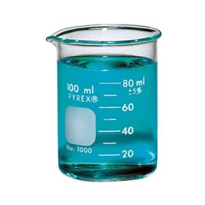 pyrex griffin low form 100ml beaker graduated ea