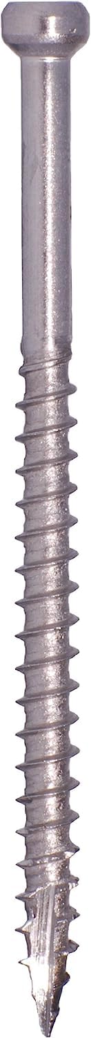 GRK 772691377241 8 x 1-1/2" 37724 FIN/Trim 305 Stainless Steel Finish Screws 100 Count, Color