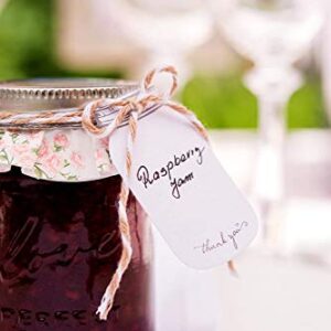 WEDDINGSTAR Mini Love Mason Jar with Lid - 6 Pack