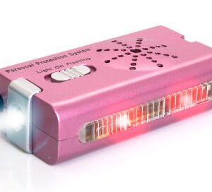 Brite Strike – Personal Protection Alarm with 120 dB Loud Security Safe Sound - Complete Emergency Self Defense Device, Battery Powered – Pink