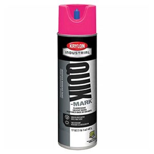 Quik-Mark™ Solvent-Based Fluorescent Hot Pink Inverted Marking Paint [Set of 12]