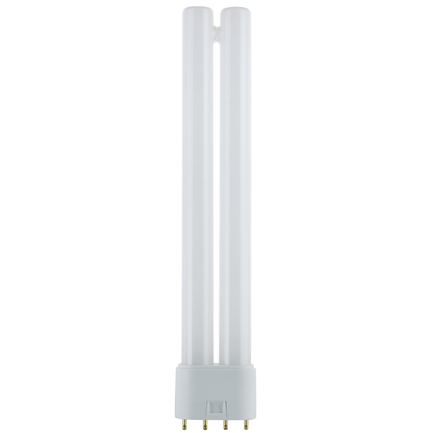 Sunlite FT18DL/841 Compact Fluorescent 18W Twin Tube Light Bulbs, 4100K Cool White Light, 2G11 Base