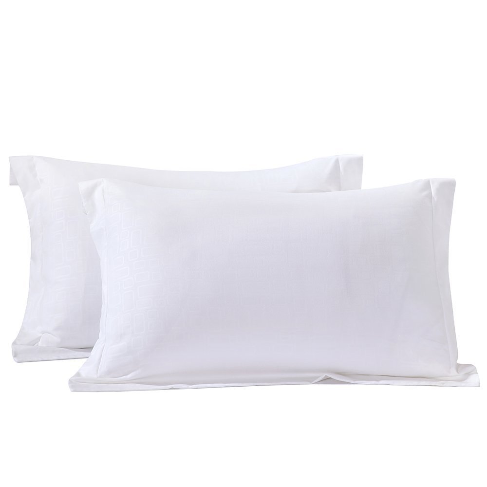 ITALIAN 1200 Thread Count Egyptian Cotton Duvet Cover Set , King, White