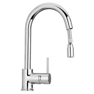 la toscana 78cr591 elba pull-out spray kitchen faucet, chrome