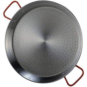 Garcima 11-inch Carbon Steel Paella Pan, 28cm