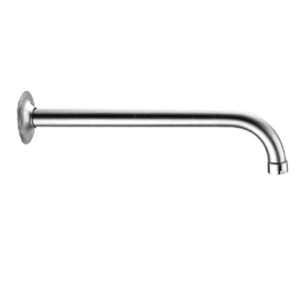 whitehaus whsa350-bn showerhaus solid brass shower arm, 14-inch, brushed nickel