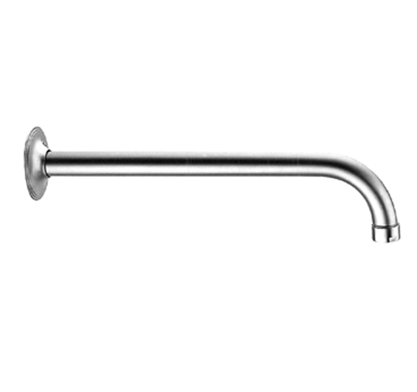 Whitehaus WHSA350-BN Showerhaus Solid Brass Shower Arm, 14-Inch, Brushed Nickel