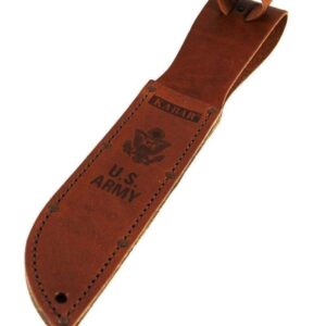 Ka-Bar Army Leather Sheath, 7-Inch, Brown